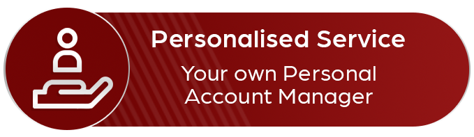 Personalised service with your own account manager